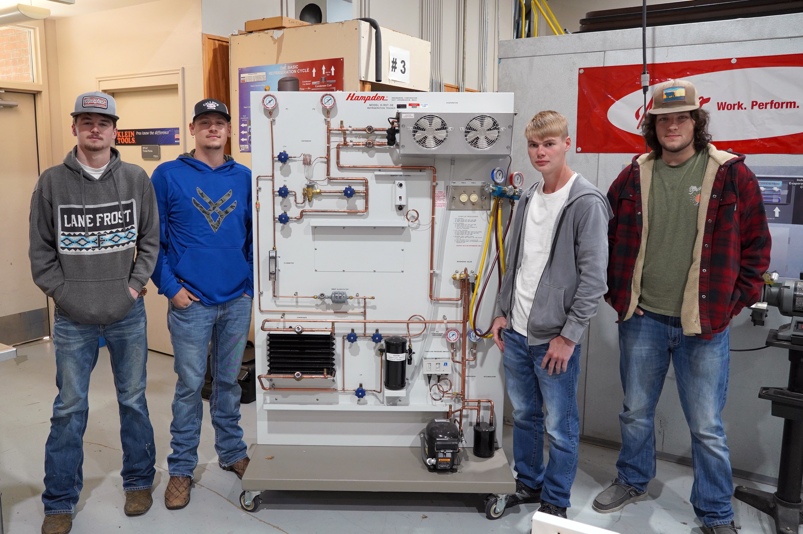 Pictured left to right: Kage Hillery (Prescott High School); Gavin Hatley (Prescott High School); Clay Walraven (Nevada High School); and Elijah Cox (Prescott High School)