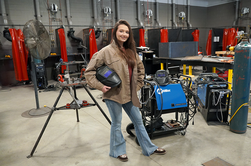 Katelyn Tuttle, UAHT Welding Program Graduate